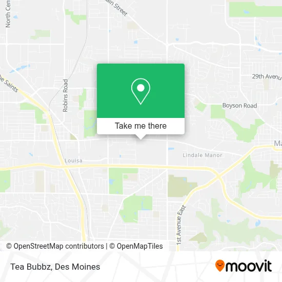 Tea Bubbz map