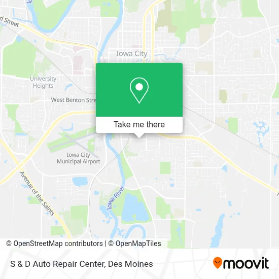 S & D Auto Repair Center map