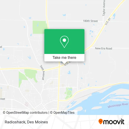 Radioshack map