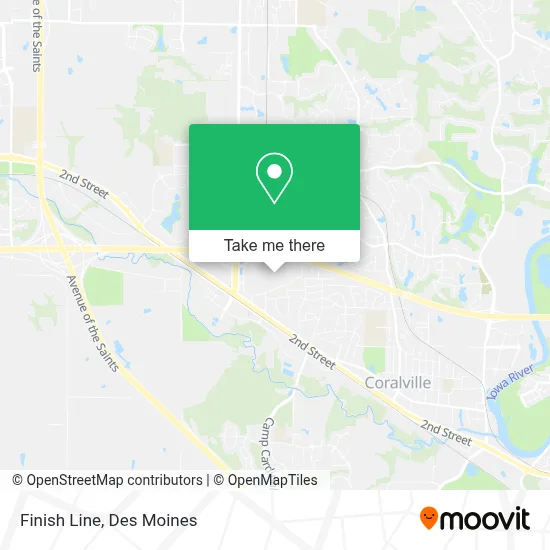 Finish Line map