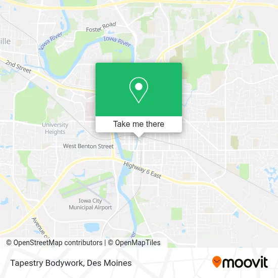 Tapestry Bodywork map