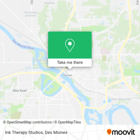 Ink Therapy Studios map