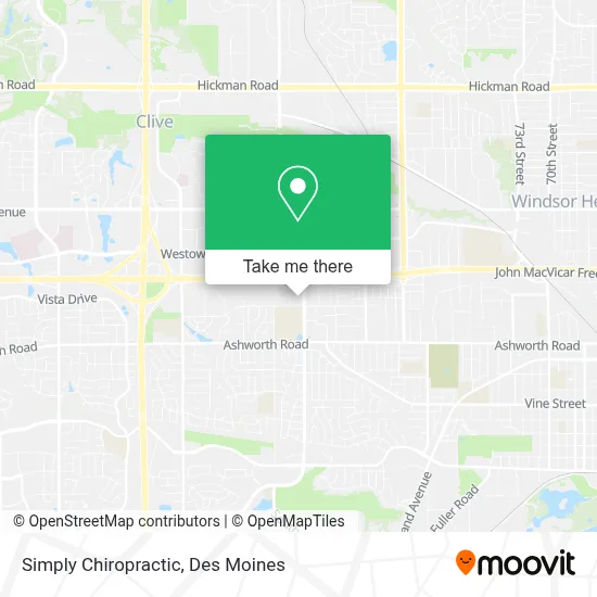 Simply Chiropractic map
