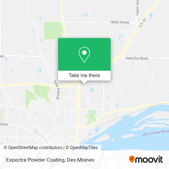 Expectra Powder Coating map