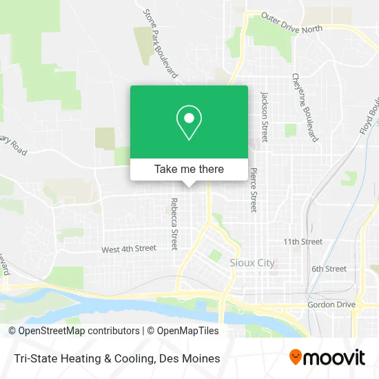 Tri-State Heating & Cooling map
