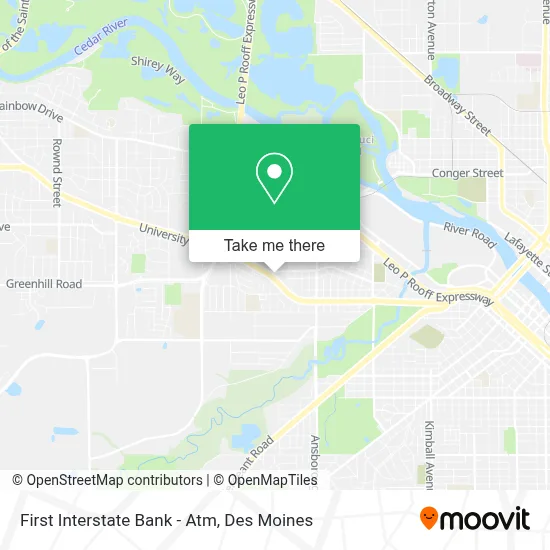 First Interstate Bank - Atm map