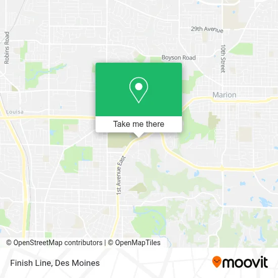 Finish Line map