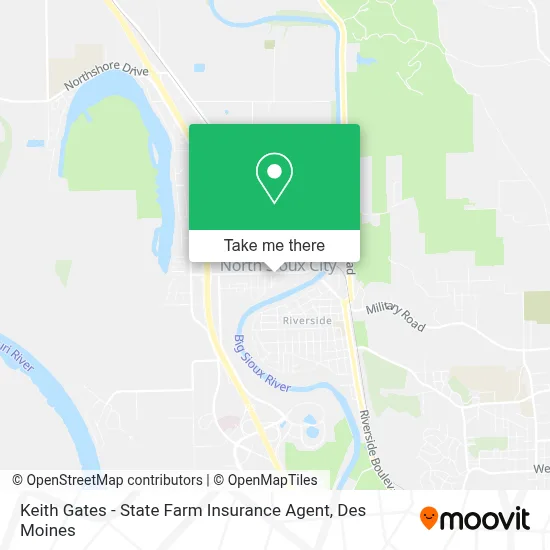 Keith Gates - State Farm Insurance Agent map