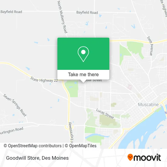 Goodwill Store map