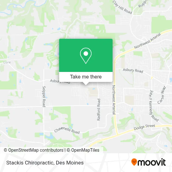 Stackis Chiropractic map