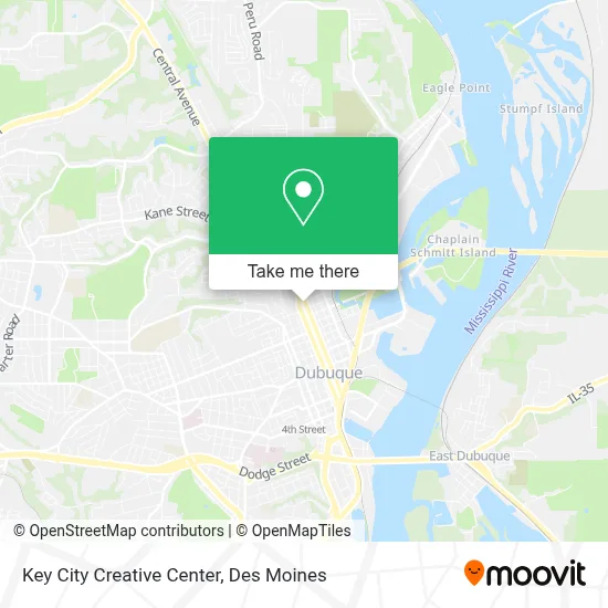 Key City Creative Center map