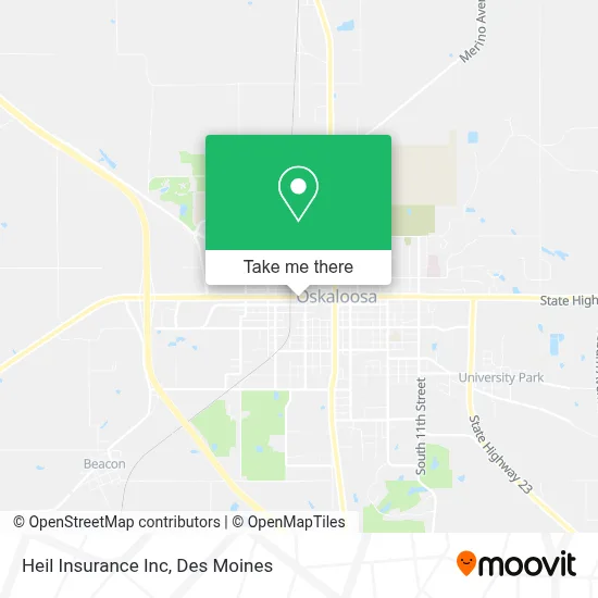 Heil Insurance Inc map