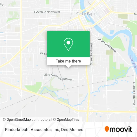 Rinderknecht Associates, Inc map
