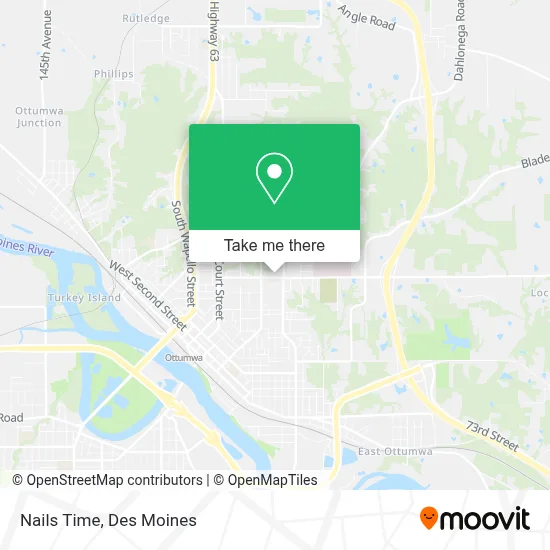 Nails Time map
