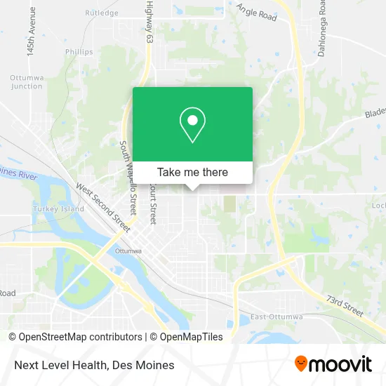 Next Level Health map