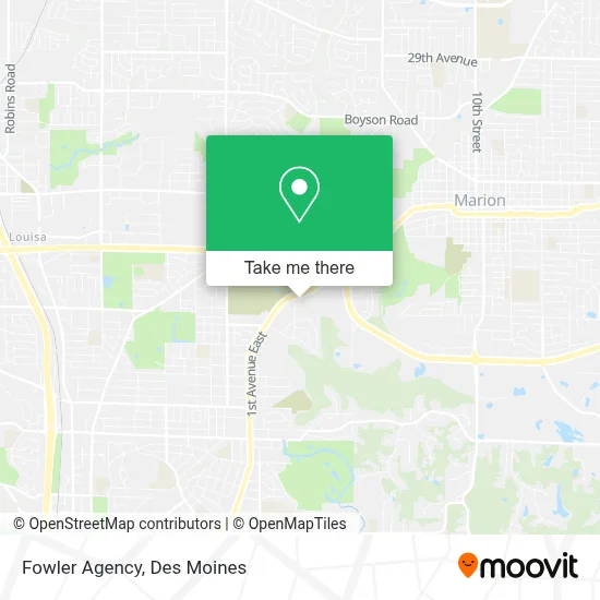 Fowler Agency map