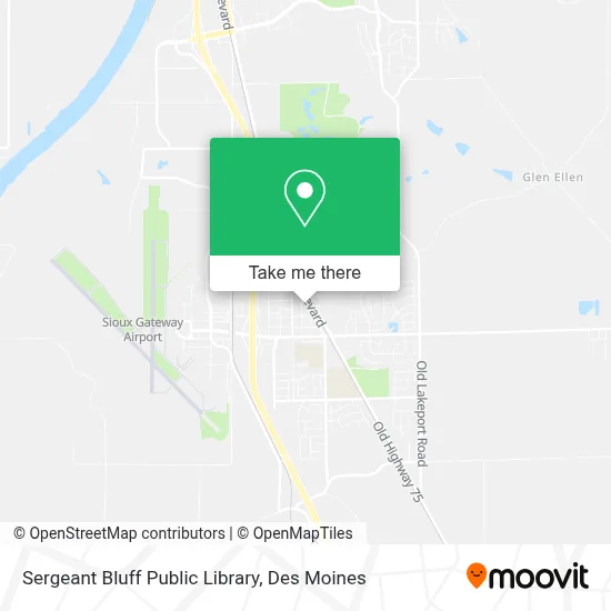 Sergeant Bluff Public Library map
