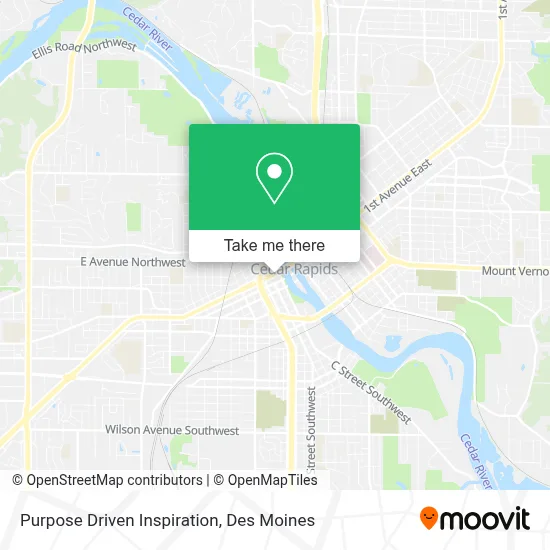 Purpose Driven Inspiration map