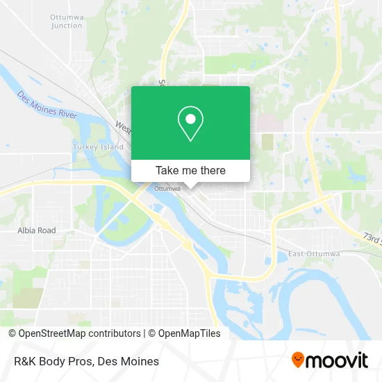 R&K Body Pros map
