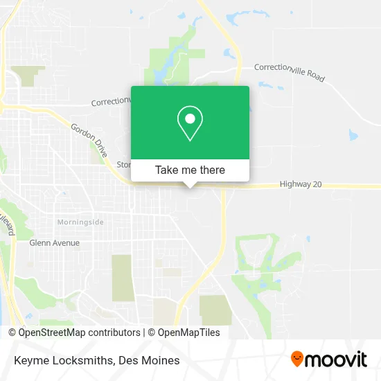 Keyme Locksmiths map