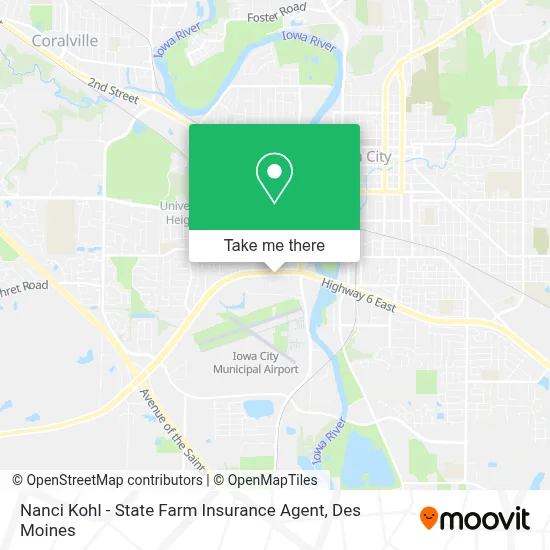 Nanci Kohl - State Farm Insurance Agent map