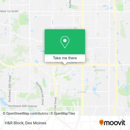 H&R Block map