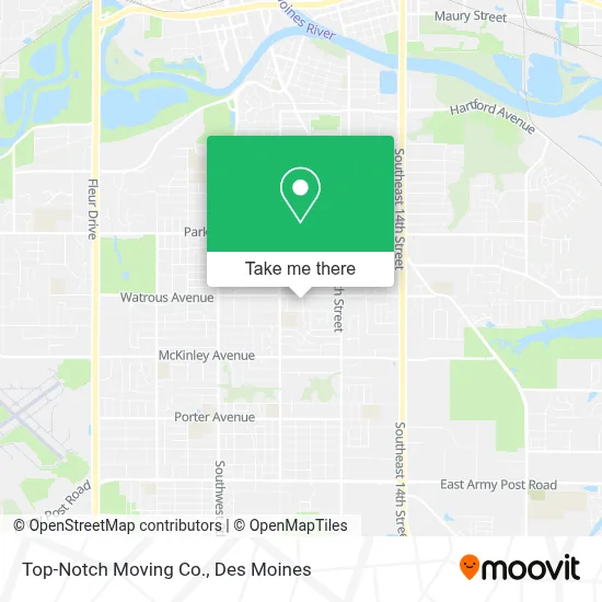 Top-Notch Moving Co. map
