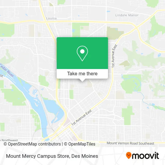 Mount Mercy Campus Store map