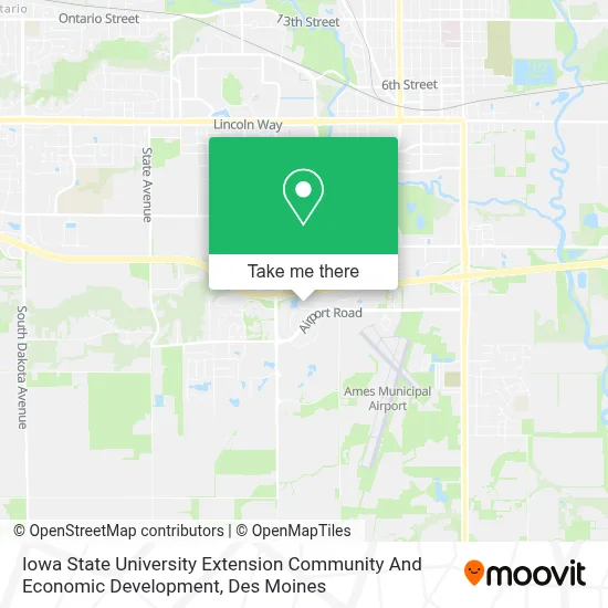 Iowa State University Extension Community And Economic Development map