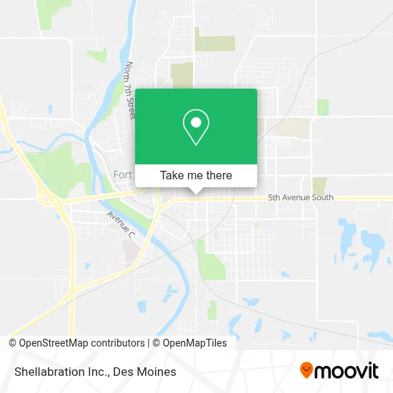 Shellabration Inc. map