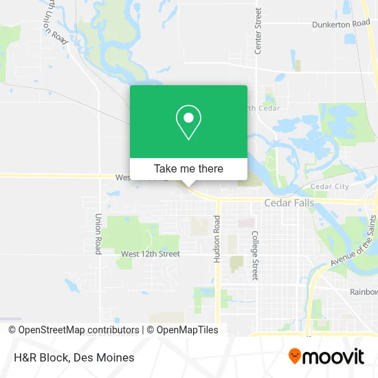 H&R Block map