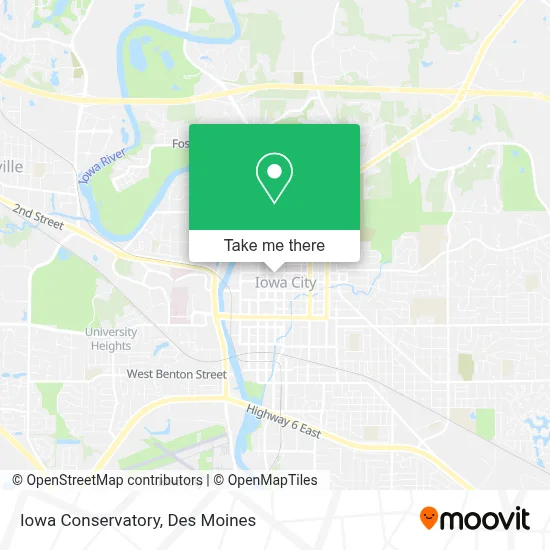 Iowa Conservatory map