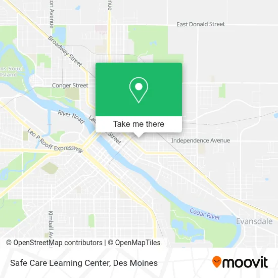 Safe Care Learning Center map