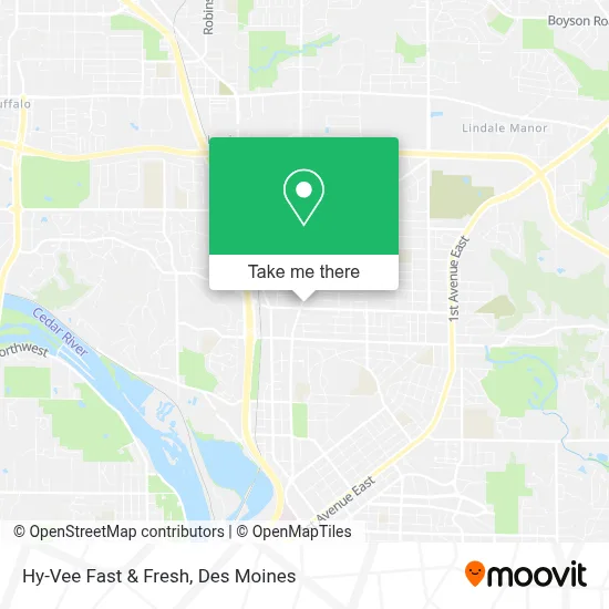 Hy-Vee Fast & Fresh map