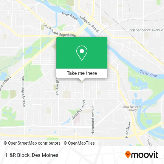 H&R Block map