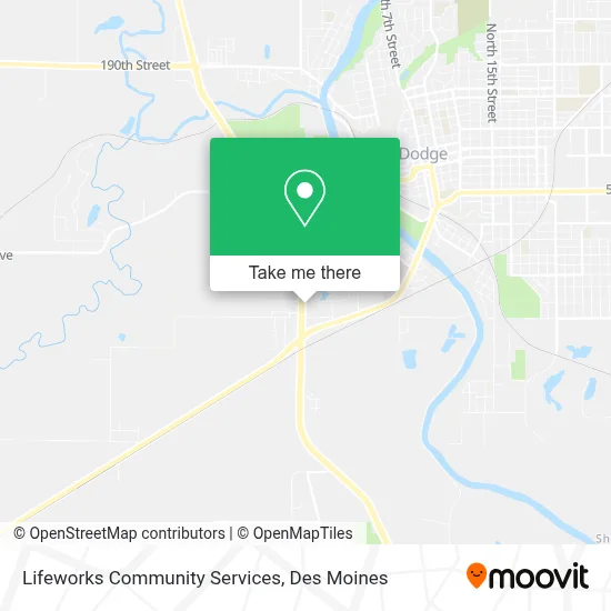 Lifeworks Community Services map