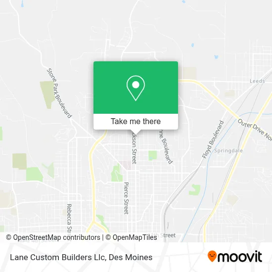 Lane Custom Builders Llc map