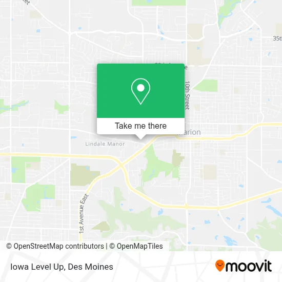 Iowa Level Up map