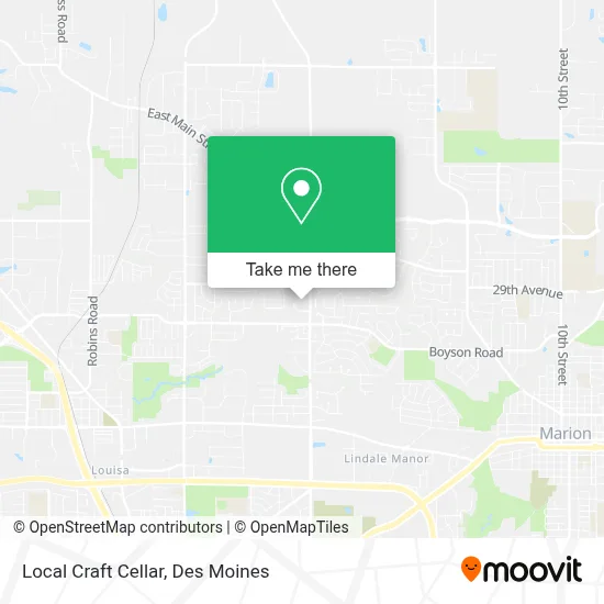 Local Craft Cellar map