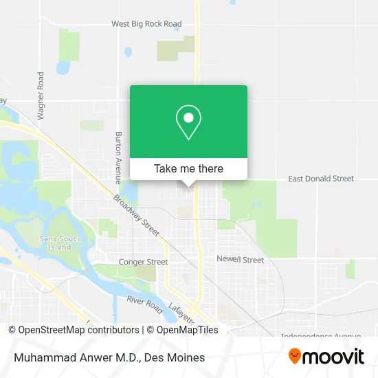 Muhammad Anwer M.D. map