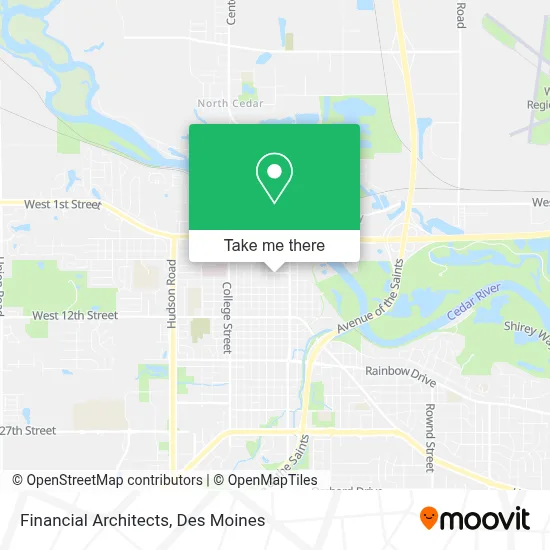 Financial Architects map