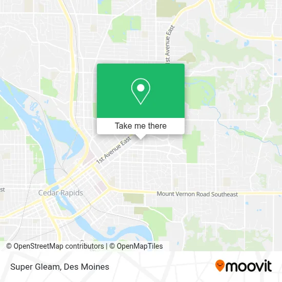 Super Gleam map