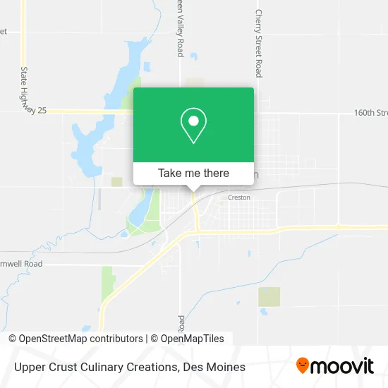 Upper Crust Culinary Creations map