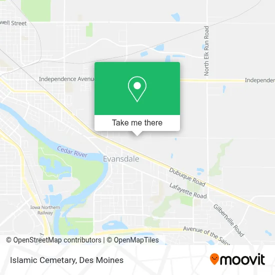 Islamic Cemetary map