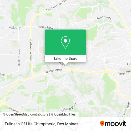 Fullness Of Life Chiropractic map