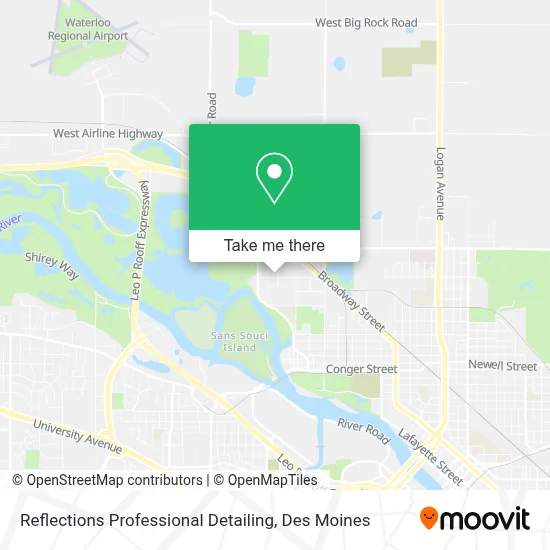 Reflections Professional Detailing map