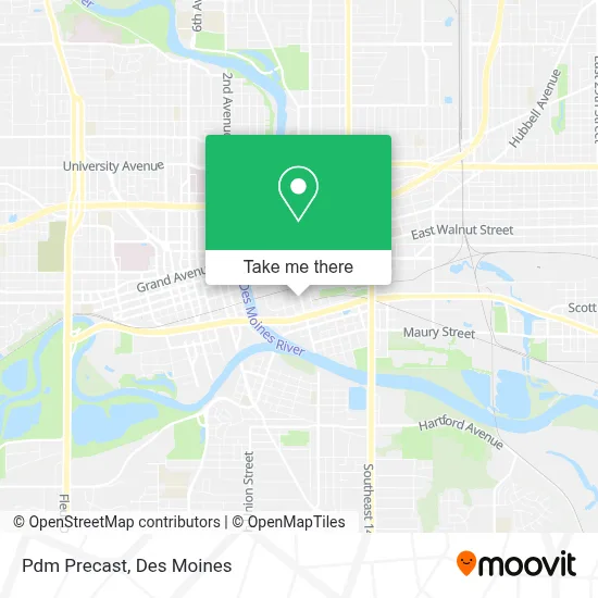 Pdm Precast map