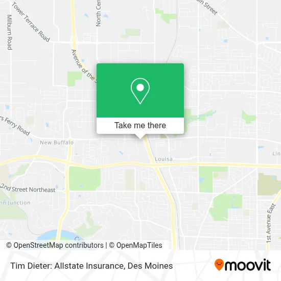 Tim Dieter: Allstate Insurance map