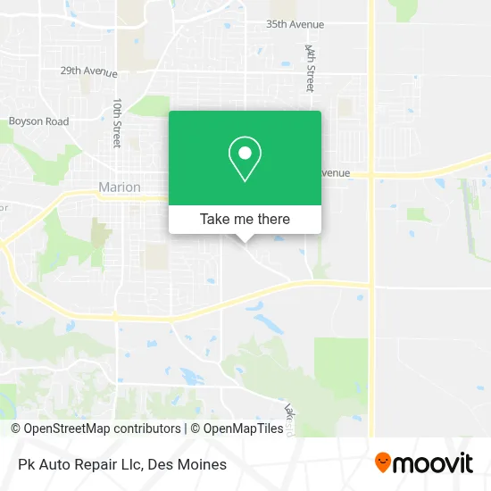 Pk Auto Repair Llc map
