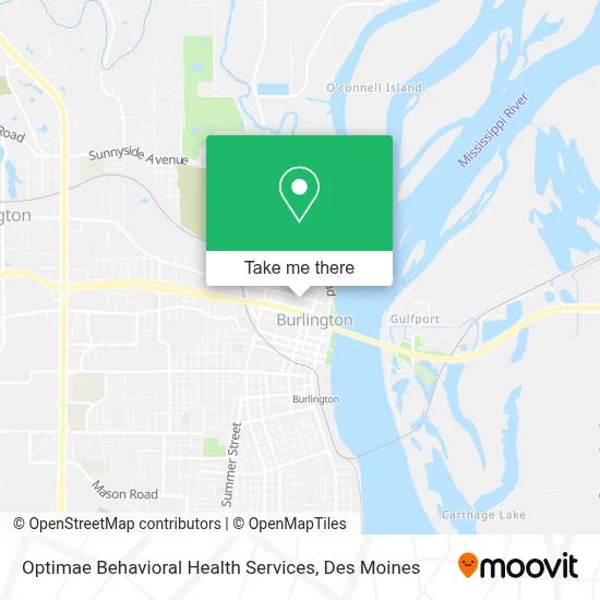 Optimae Behavioral Health Services map